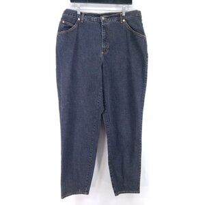 Just My Size Womens Size 20W/31 Stretch Jeans Dark Wash Denim High Rise Regular